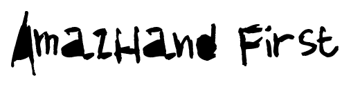 AmazHand First font